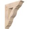 Ekena Millwork Funston Traditional Smooth Bracket, Douglas Fir, 5 1/2"W x 22"D x 26"H BKT06X22X26FST01SDF - alternate 1